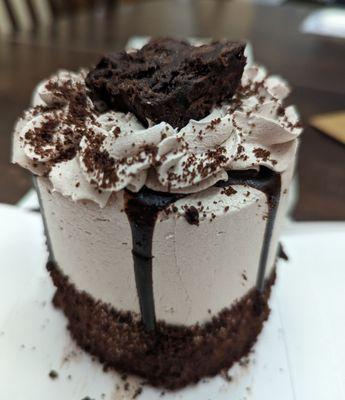 Amy's chocolate delight ice cream cake