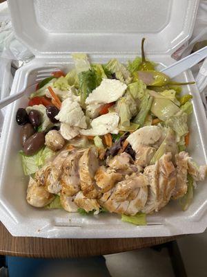 Antipasto Salad Sub chicken