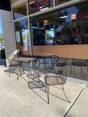 Outdoor seating