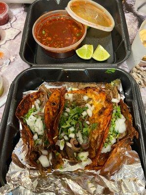 Birria tacos