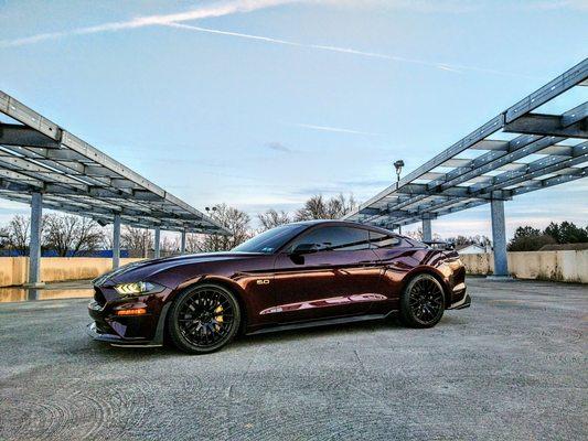 My 2018 Mustang GT fixed at Creative Autosound.