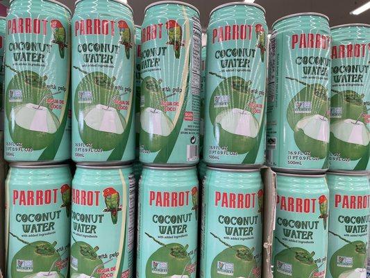 Parrot coconut water.  Perfect for a pirate.