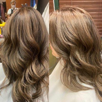 Ash balayage