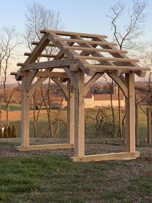 Wedding ceremony arch