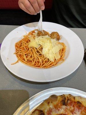 Spaghetti and Meatballs