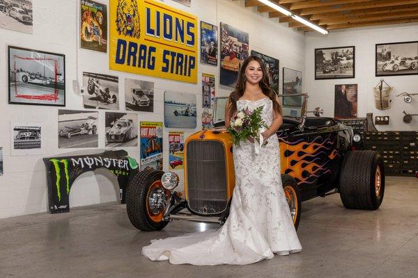 Adventure Weddings Las Vegas Hot Rod Wedding