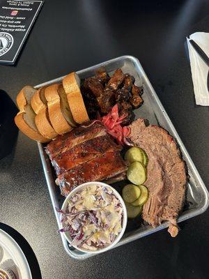 Brisket ribs and burnt ends