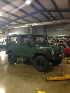 We enjoyed working on this Land Rover Defender.