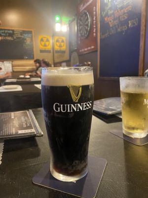 Can't beat a nice cold Guinness!