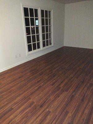 Floor cleaned by OurMaids, Inc.