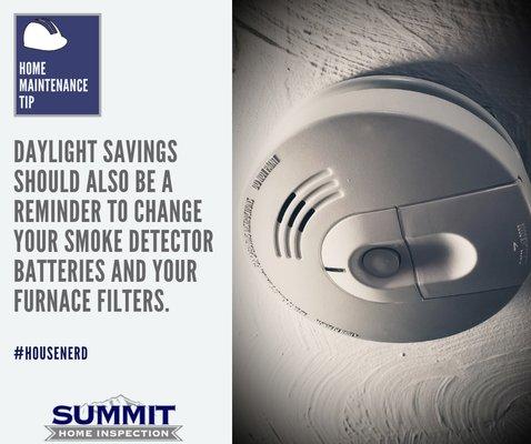 Home Maintenance Tip: It's Daylight Savings Day