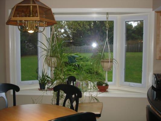 Bay window with a view