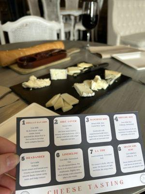 Cheese tasting!