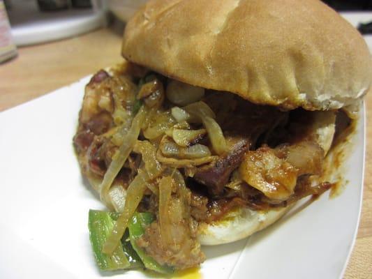 MANwich Barbecue Pork Sandwich