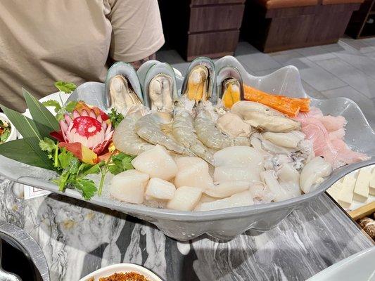 Seafood platter