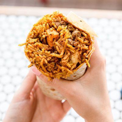 Lamb Tikka Burrito