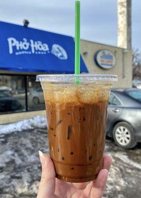 Delicious Vietnamese iced coffee