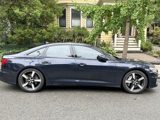 My Audi with ceramic window tint - 35% which is Massachusetts street legal