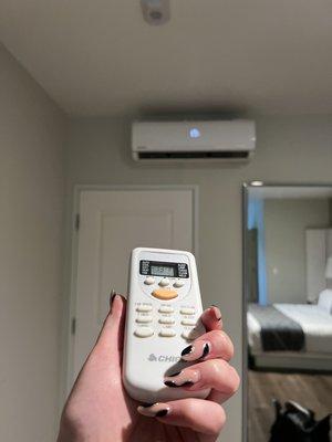 Remote for the air conditioning