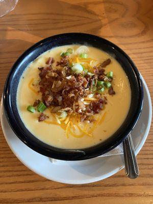 Potato soup (yum!)