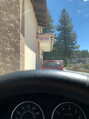 WalGreens Pharmacy Drive-Up entrance