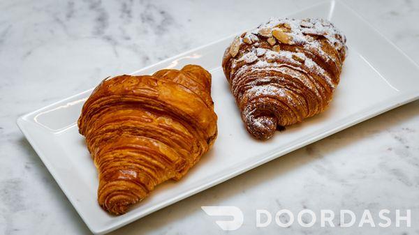 Hank's Cafe Butter Croissant & Almond Croissant