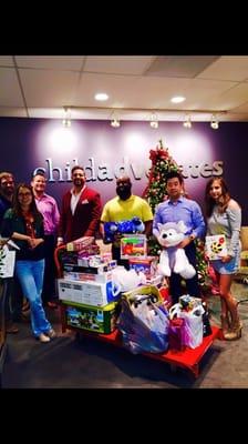 Habitation Realty's Yearly Christmas toy drive for Child advocates.