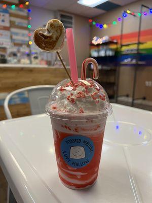 Candy cane shake