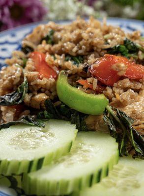 Thai chili basil fried rice