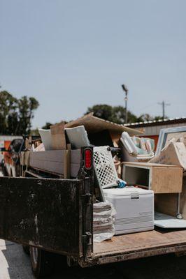 Contents of a storage unit.