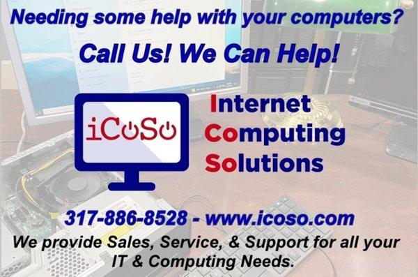 Computer / Laptop Repair, Servers, Networks, Firewalls, Websites, Purchasing, Installations, Support.