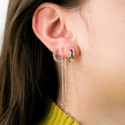 build your earscape with handcrafted huggie, hoop and threader earrings