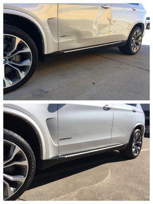 Before and After- 2015 BMW X5 Extreme Damage