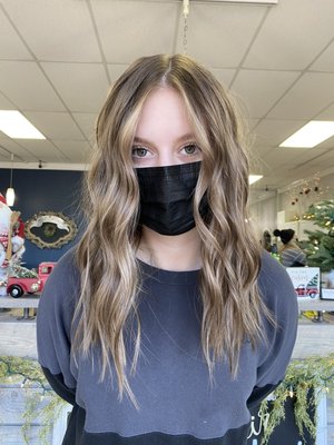 Reverse balayage