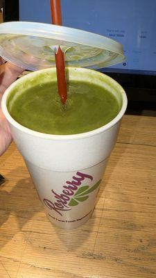 Healthy greens smoothie reg size ($9 ish)