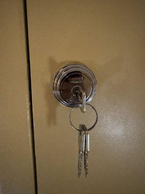 High security Medeco deadbolt fresh installed