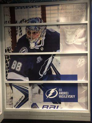 Pro Shop entrance enhanced with Vasilevskiy!