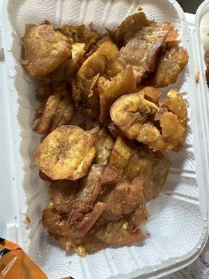 Old, greasy, cracked up Tostones