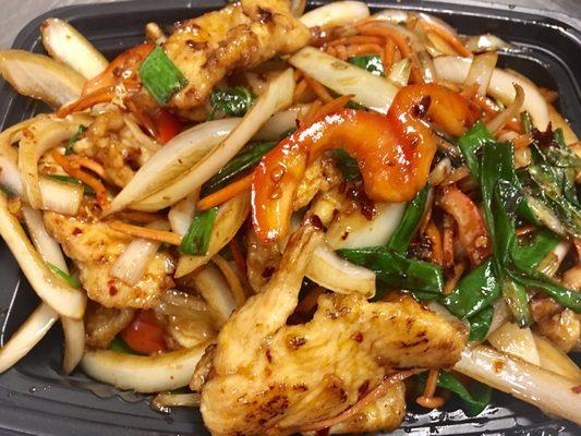 spicy basil chicken