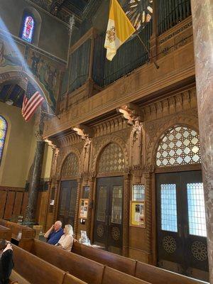 Sunday, 6 October 2024 -- inside the historic St. James Catholic Church for a piano performance by Jakob Aumiller