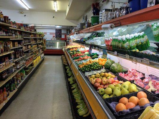 Produce section! Vegetables and great ingredients.