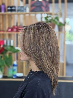 Highlights / color / haircut