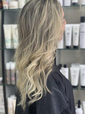 Partial highlight and balayage