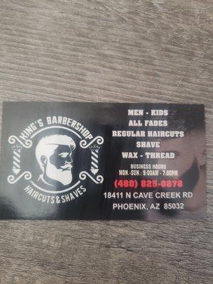 King’s Barbershop