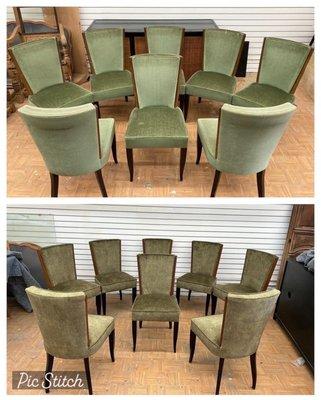 French Art Deco Chairs restoration.