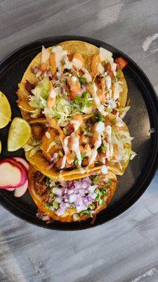 Fish Tacos & Beef Birria Quesa Taco