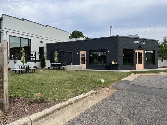 Storefront and outdoor seating