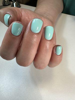 Try our Turquoise Russian Manicure!! Invest in your nails and experience the difference of our skilled technician today.