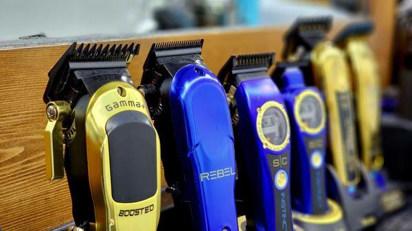 Our barbers are equipped with the top of the line tools to provide you with the best haircuts!