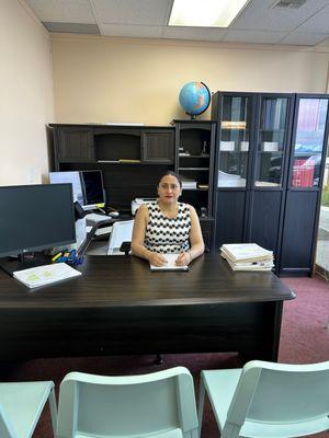 Sonia Surajbansi. Office Manager